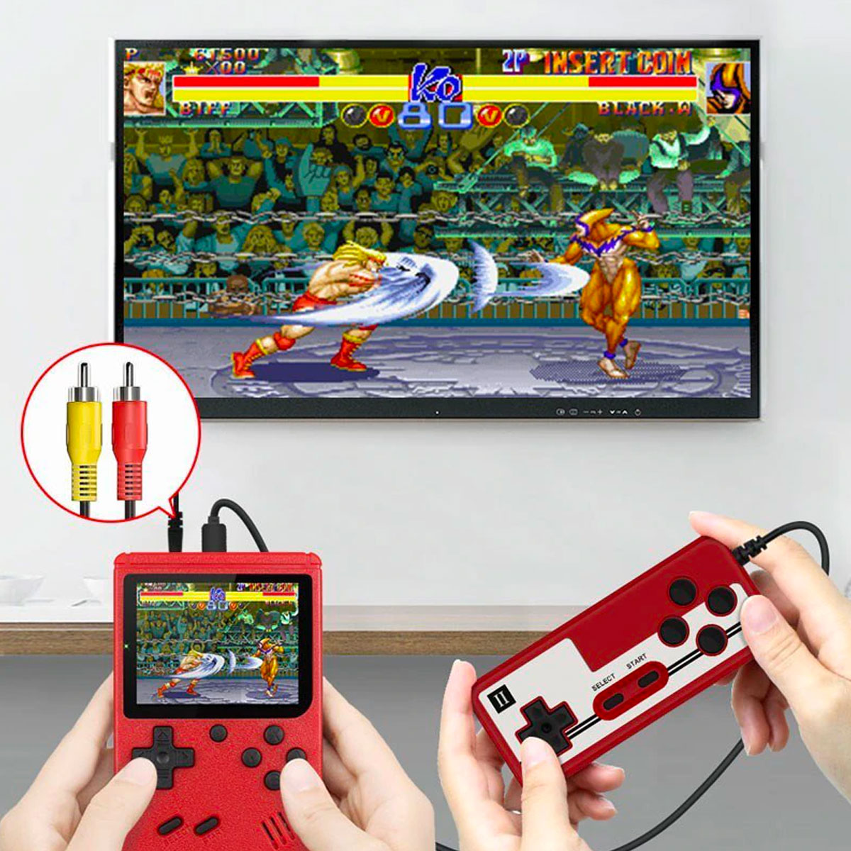Console di gioco retrò | Dispositivo portatile con 400 giochi classici