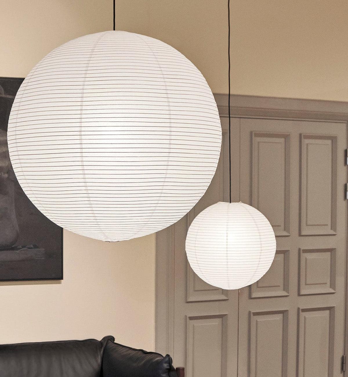 Japanese Washi Paper Globe Pendant Light 1-Light