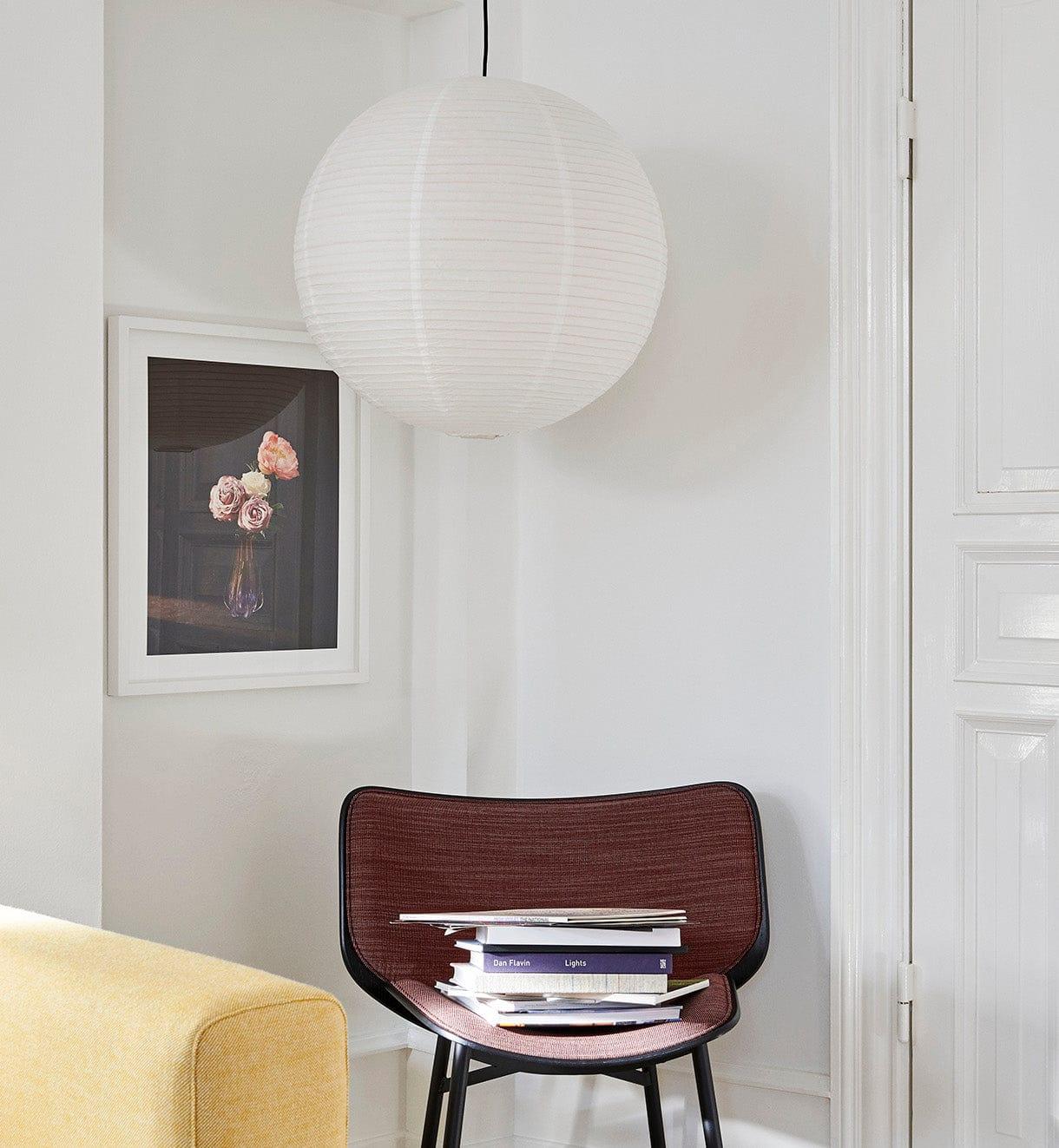 Japanese Washi Paper Globe Pendant Light 1-Light