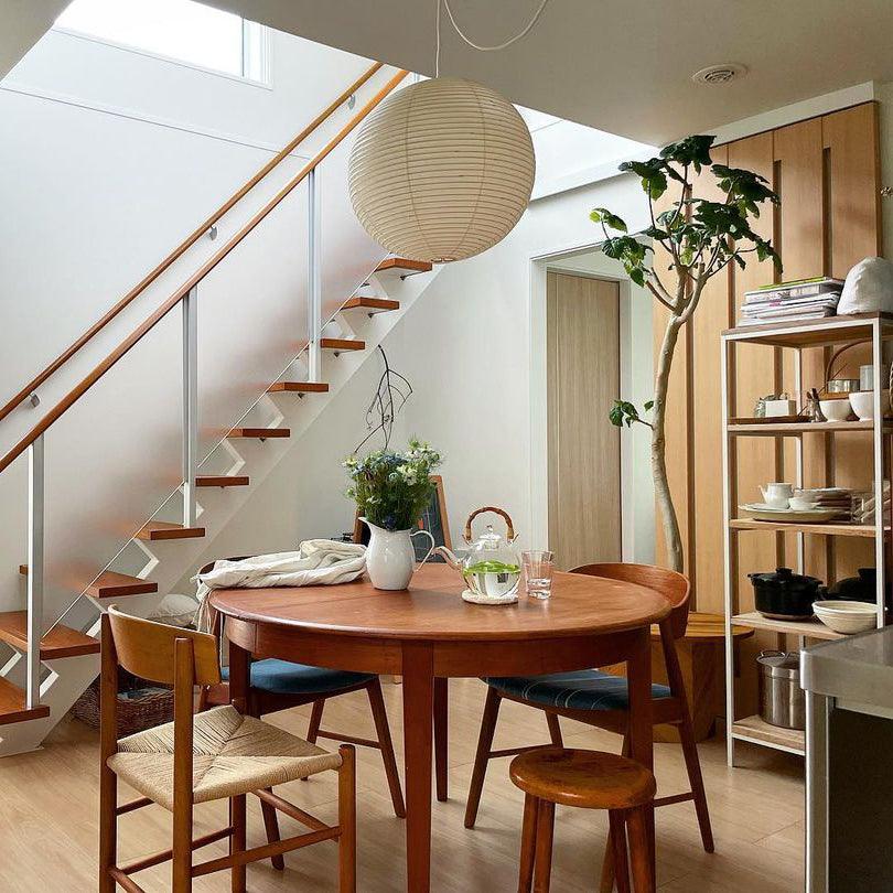 Japanese Washi Paper Globe Pendant Light 1-Light