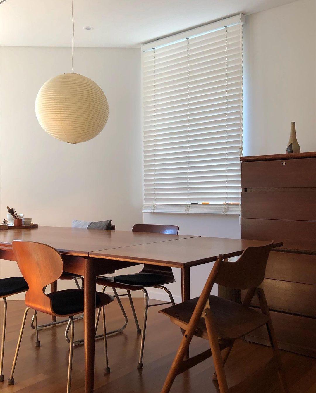 Japanese Washi Paper Globe Pendant Light 1-Light