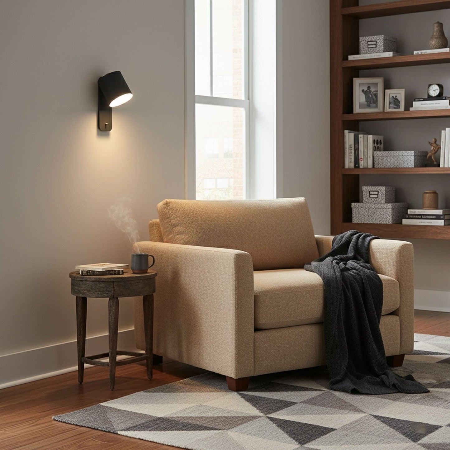 Modern Minimalist Rotatable Cylinder LED Wall Sconce 1-Light