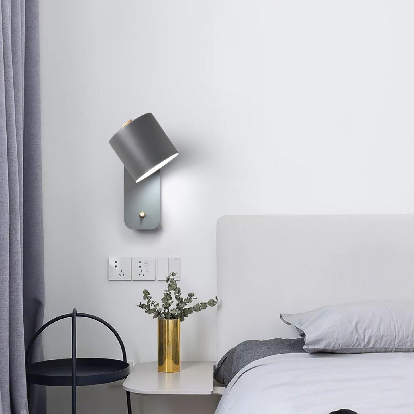 Modern Minimalist Rotatable Cylinder LED Wall Sconce 1-Light