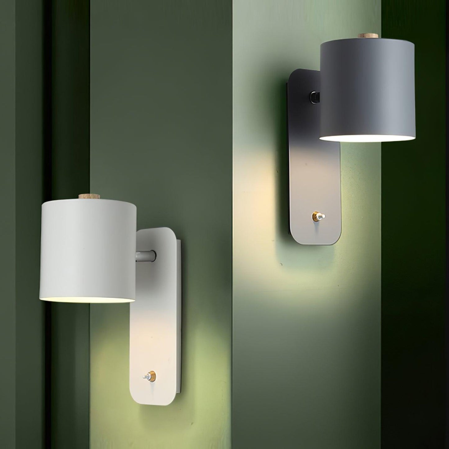 Modern Minimalist Rotatable Cylinder LED Wall Sconce 1-Light