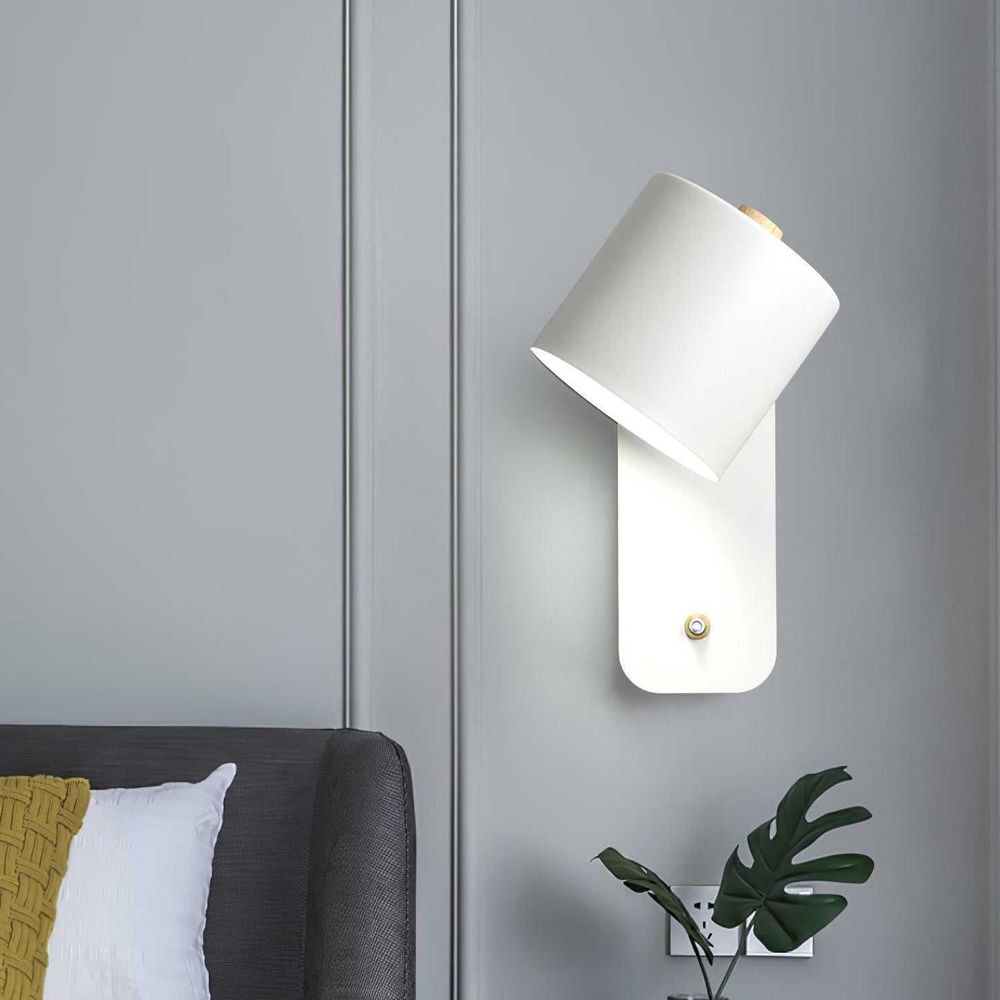 Modern Minimalist Rotatable Cylinder LED Wall Sconce 1-Light