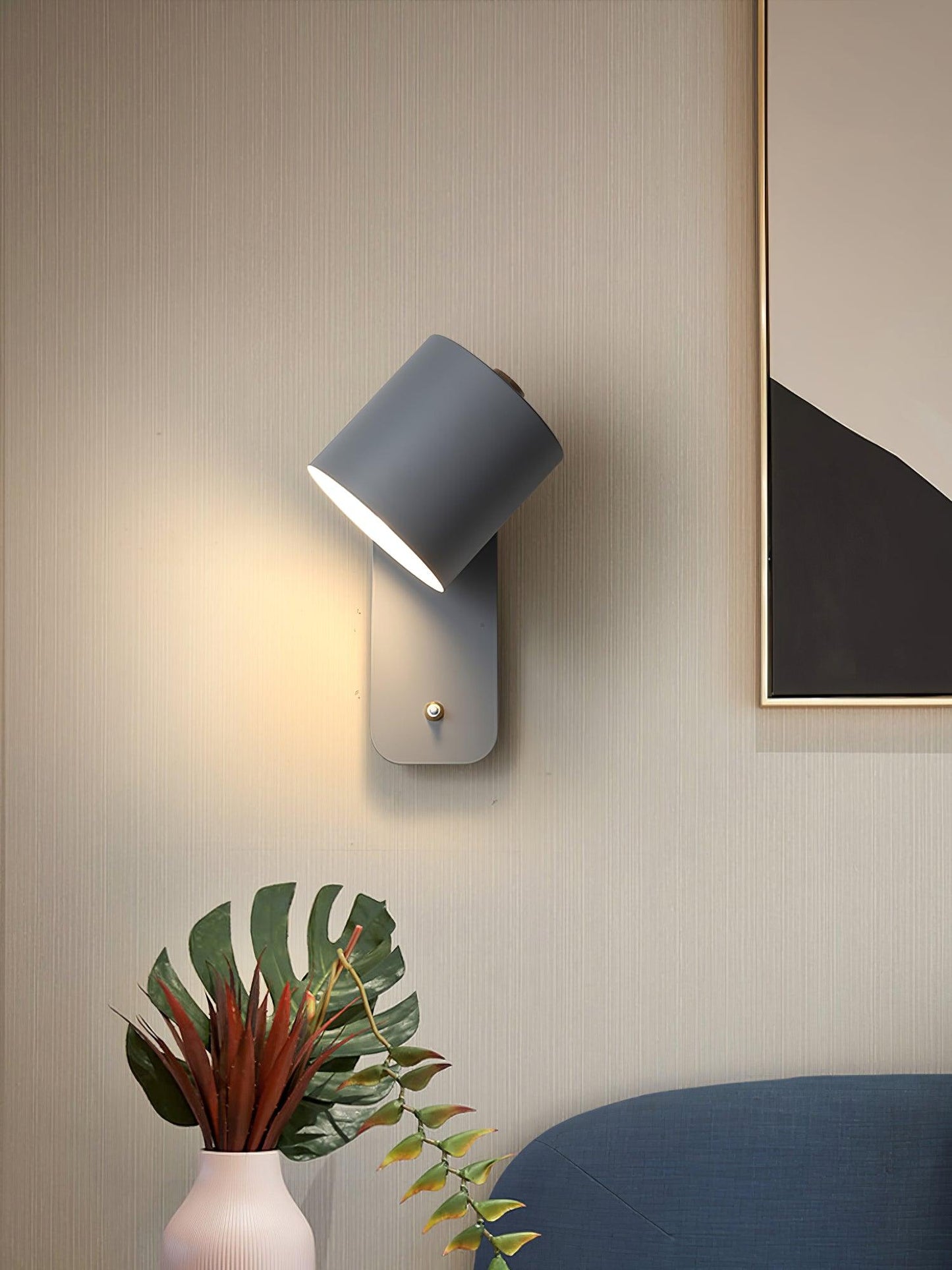 Modern Minimalist Rotatable Cylinder LED Wall Sconce 1-Light