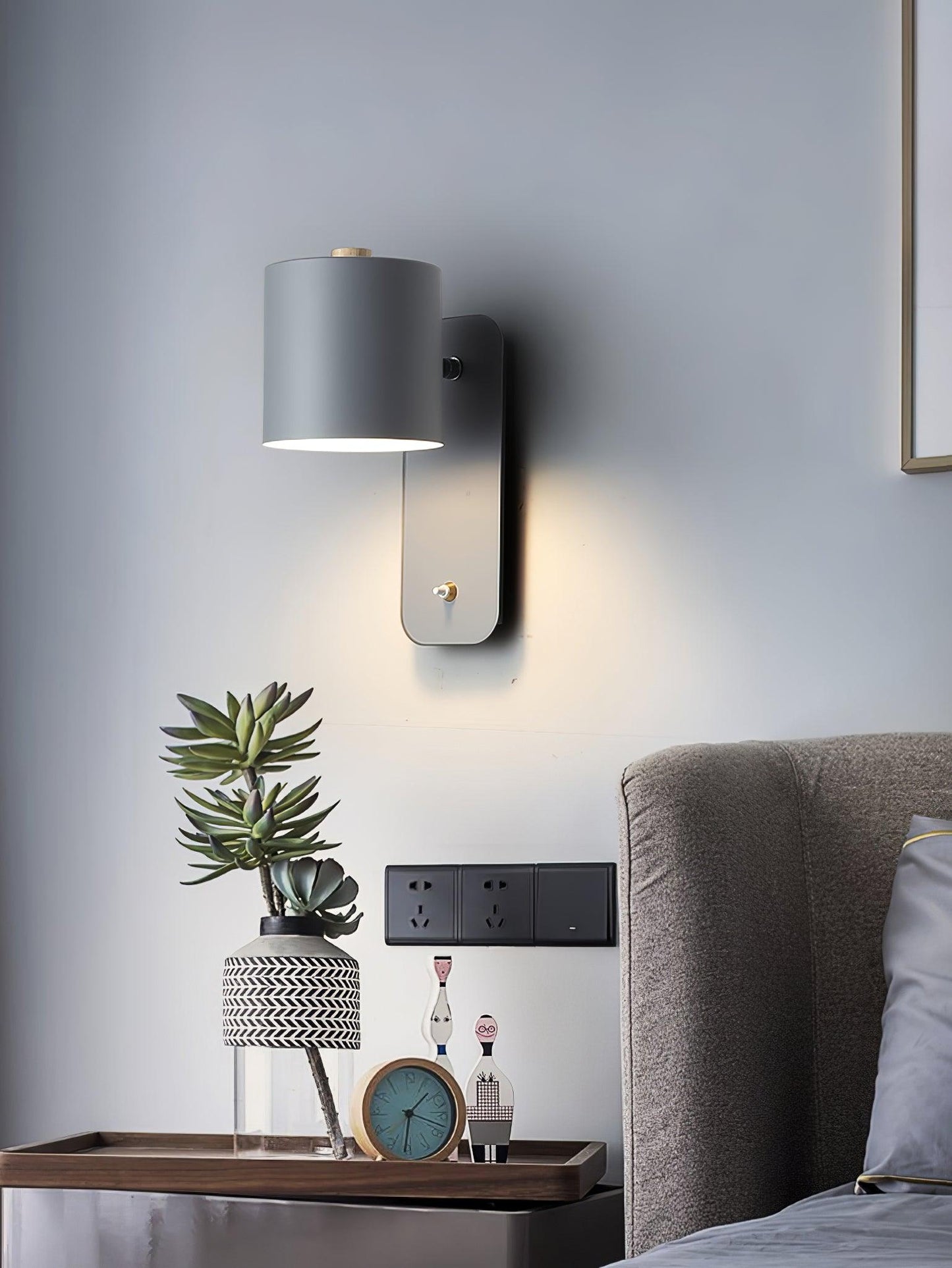 Modern Minimalist Rotatable Cylinder LED Wall Sconce 1-Light