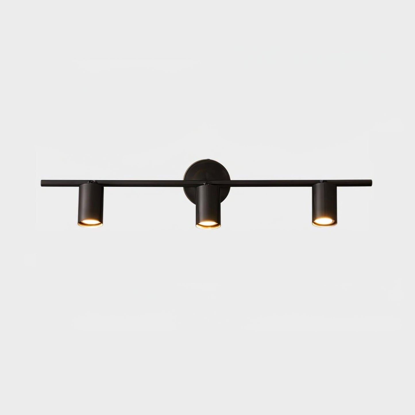 Modern Brass Double Cylinder Adjustable Wall Spotlight