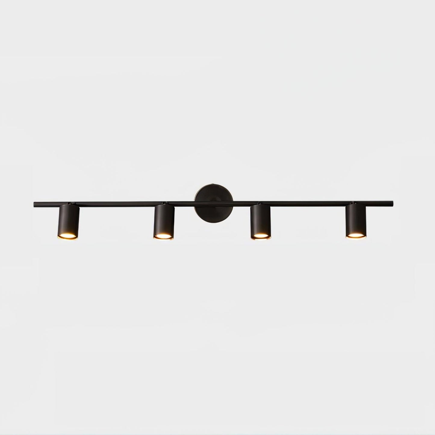 Modern Brass Double Cylinder Adjustable Wall Spotlight