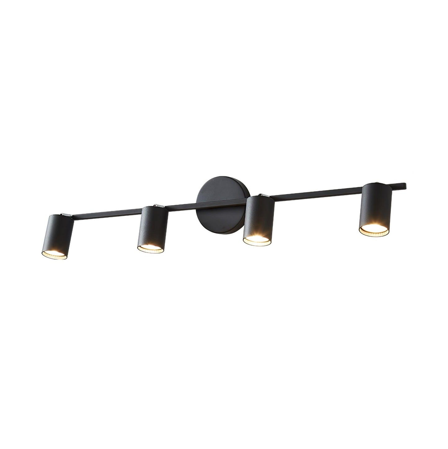 Modern Brass Double Cylinder Adjustable Wall Spotlight