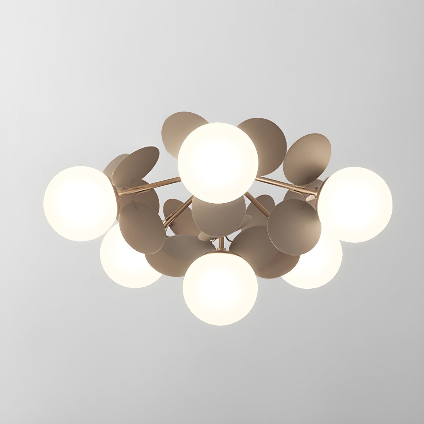 Modern Macaron Globe LED Ceiling Light 1-Light
