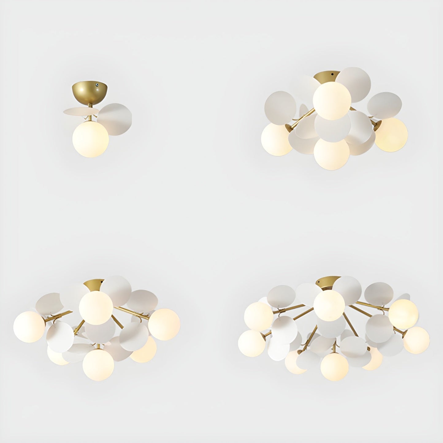 Modern Macaron Globe LED Ceiling Light 1-Light