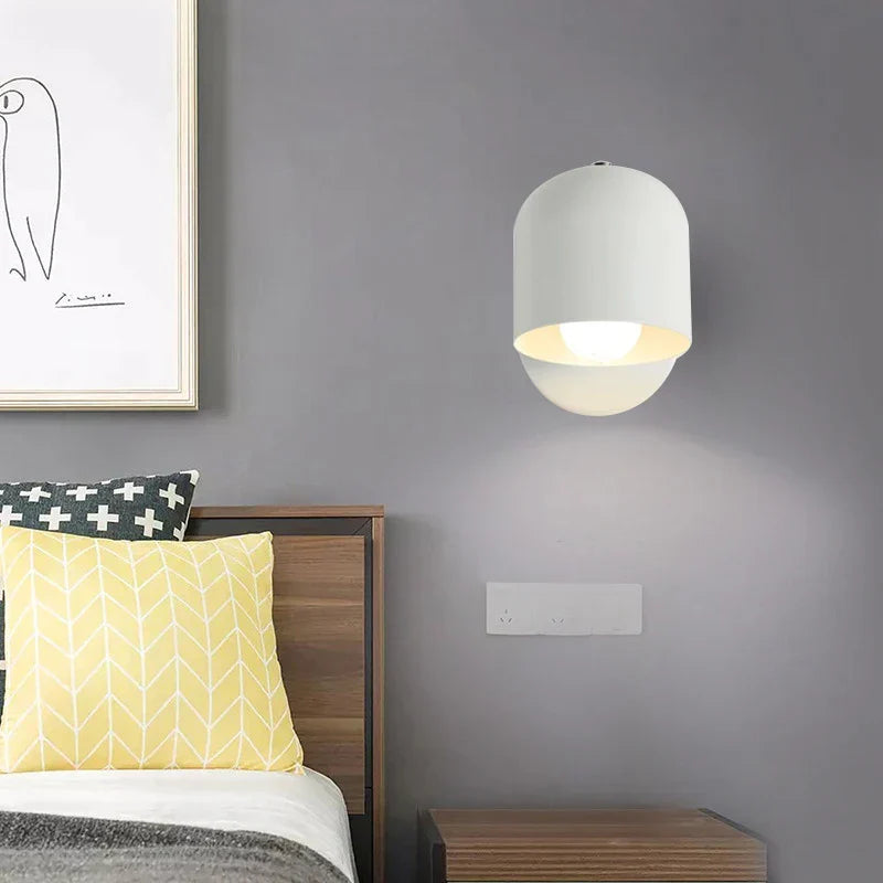 Modern Macaron Dome Wall Sconce LED 1-Light