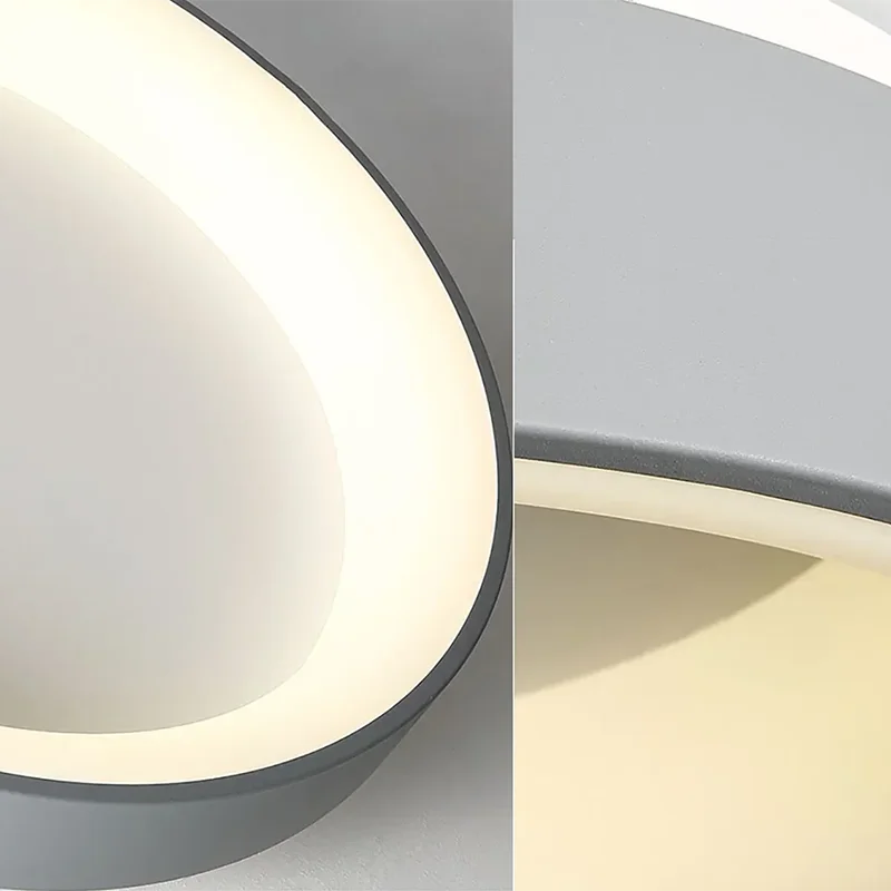 Nordic Modern Round Led Ceiling Light 1-Light