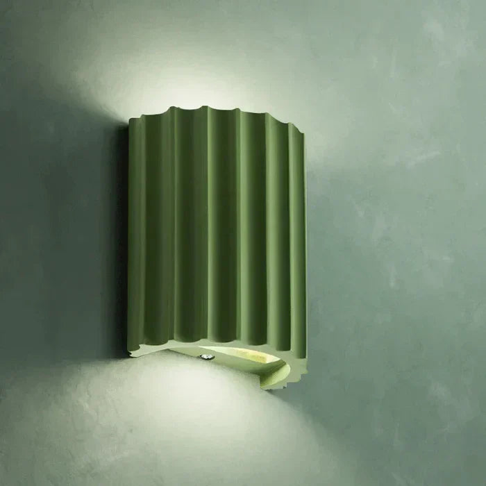 Nordic Resin Striped Wall Sconce LED 1-light