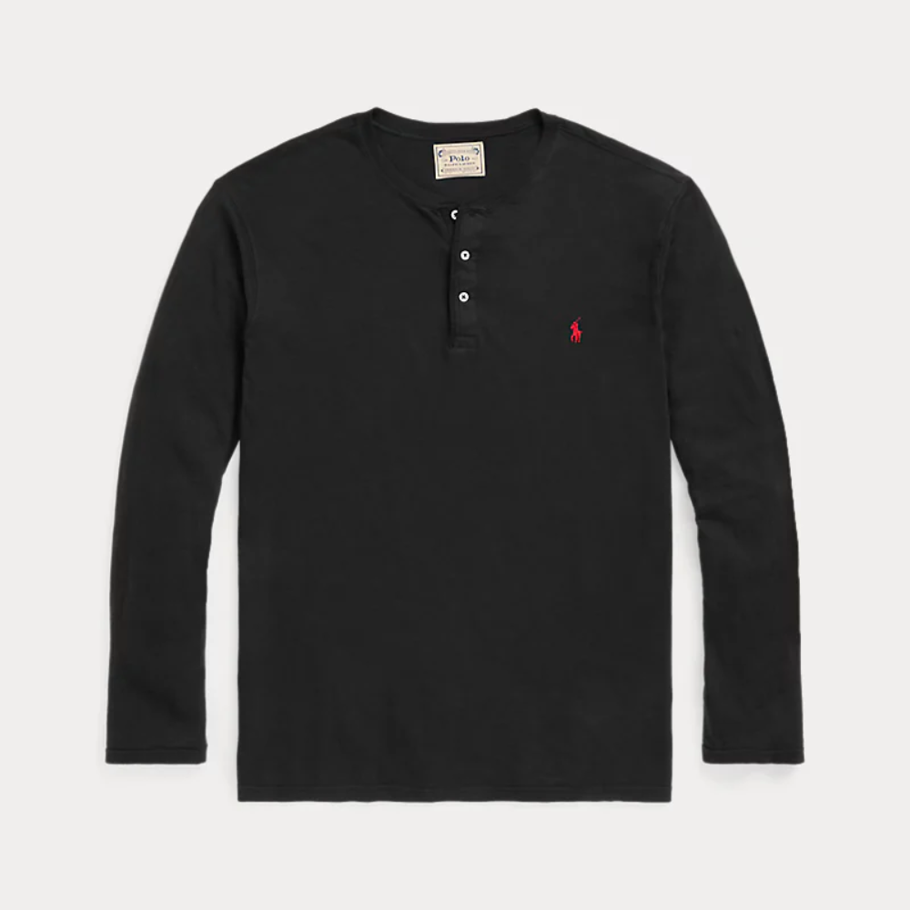 Ralph Lauren Slub Jersey Henley-shirt