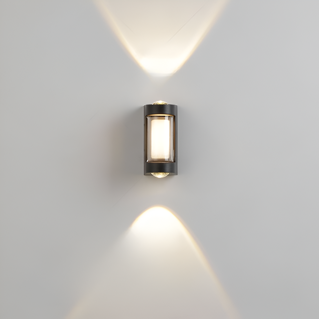 Lampada da parete nordica minimalista rettangolare in acrilico LED up-down
