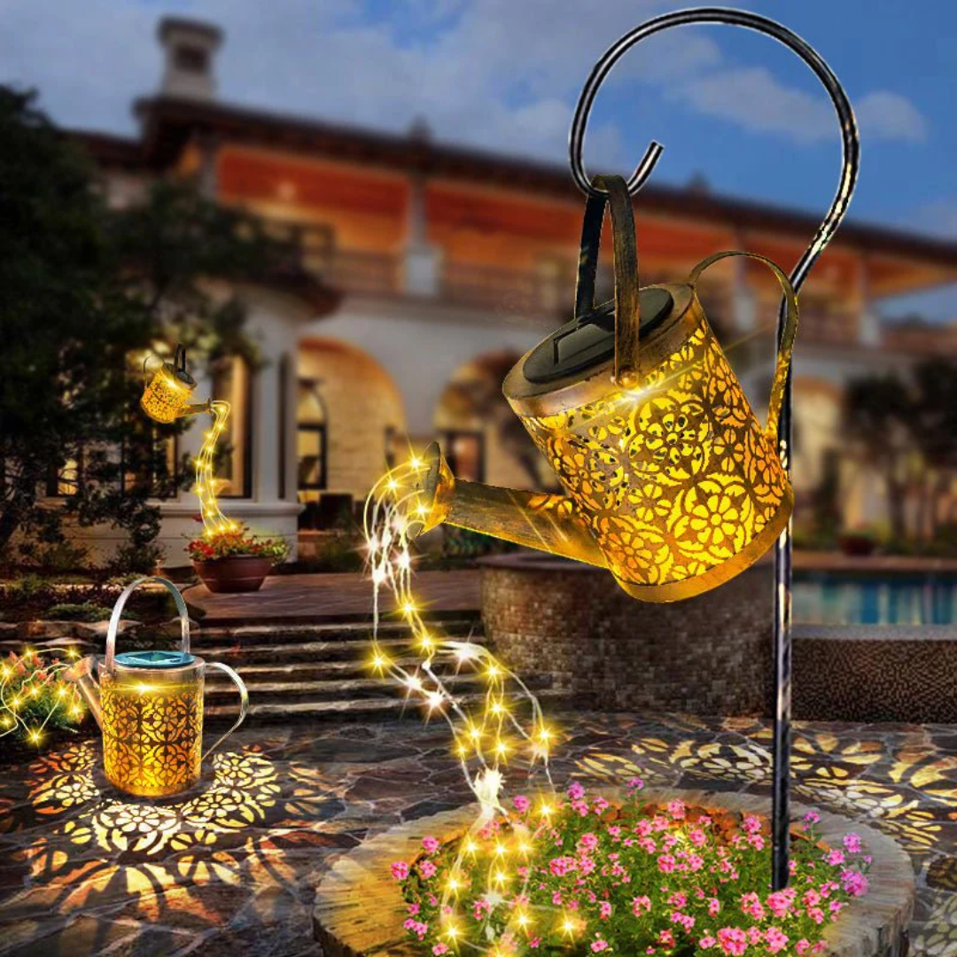 Solar Outdoor Lamp with LED Light – Automatic On/Off Garden Lights for Magical Ambiance