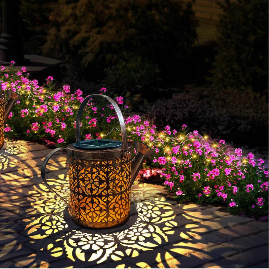 Solar Outdoor Lamp with LED Light – Automatic On/Off Garden Lights for Magical Ambiance