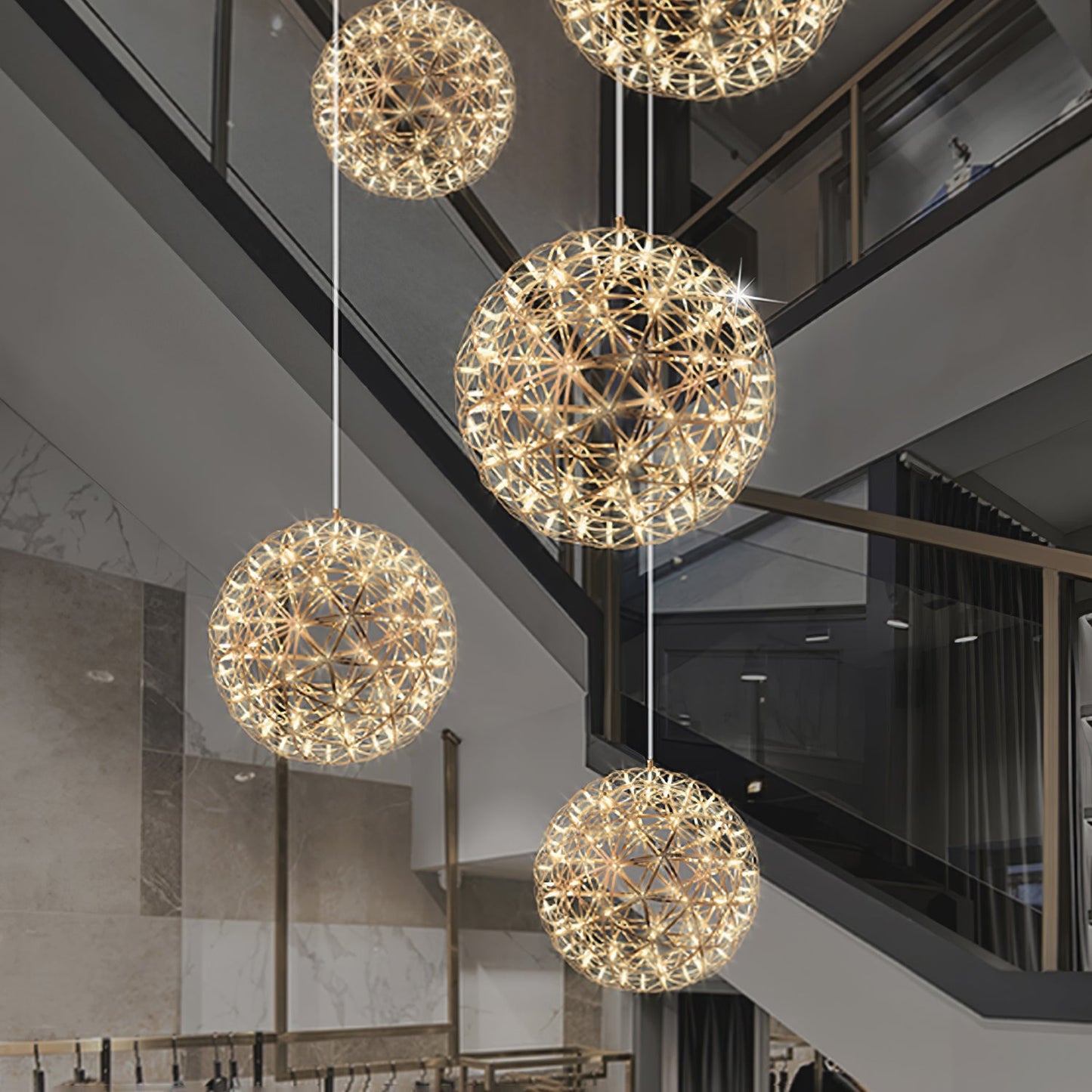 Modern Sphere Stainless Steel LED Pendant Light 1-Light