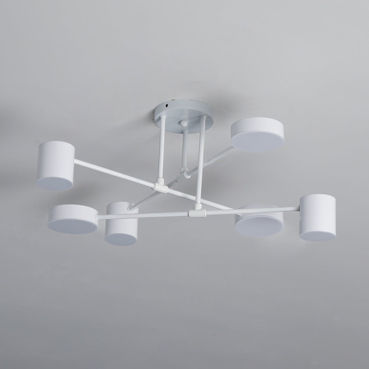 Modern Brass Globe LED Sputnik Ceiling Light 6-Light