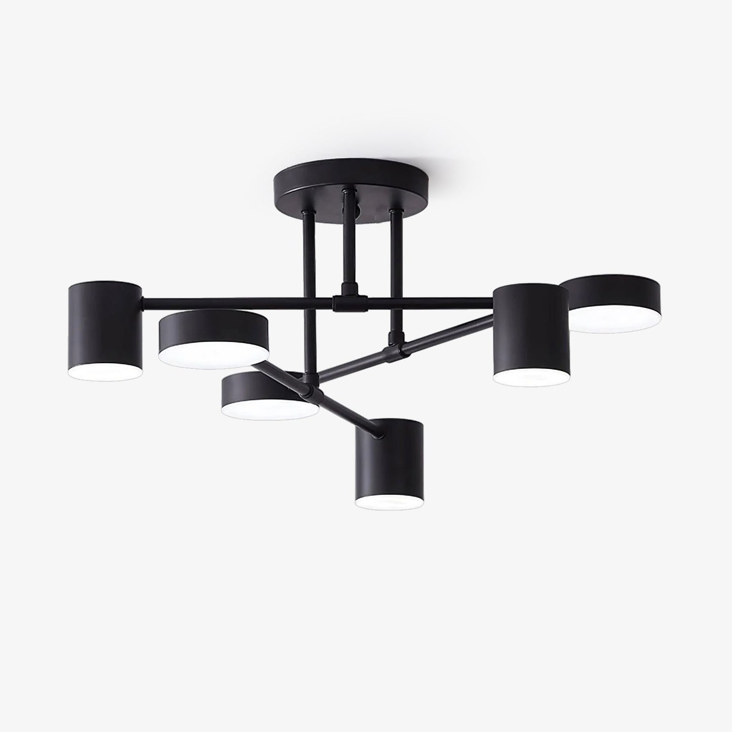 Modern Brass Globe LED Sputnik Ceiling Light 6-Light