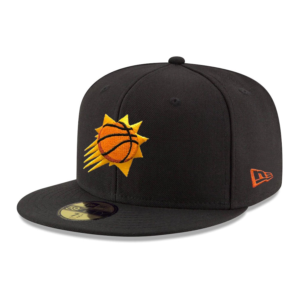 NBA Phoenix Suns New Era Suns Shooting Ball Logo 59FIFTY Fitted Hat - Black