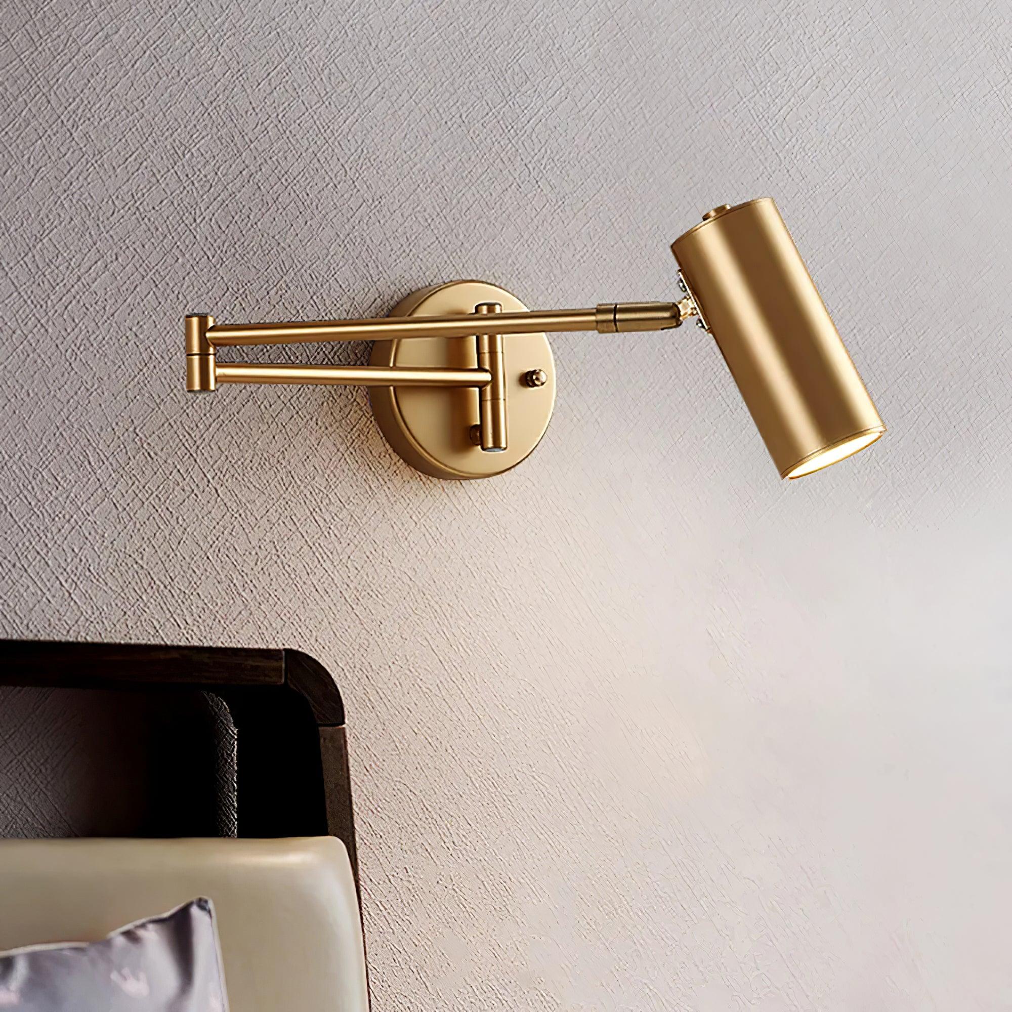 Modern Adjustable Swing Arm LED Wall Sconce 1-Light