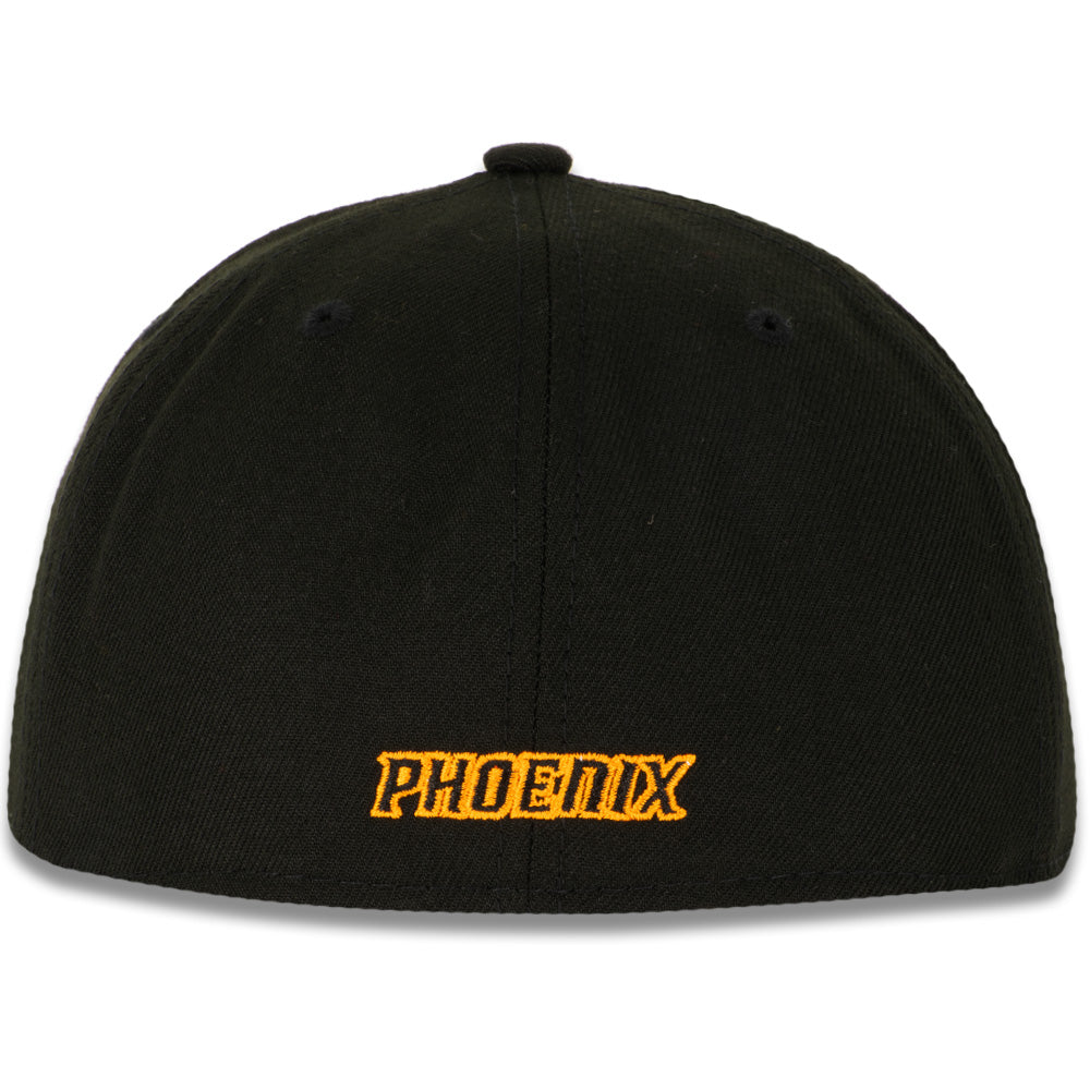NBA Phoenix Suns New Era Suns Shooting Ball Logo 59FIFTY Fitted Hat - Black