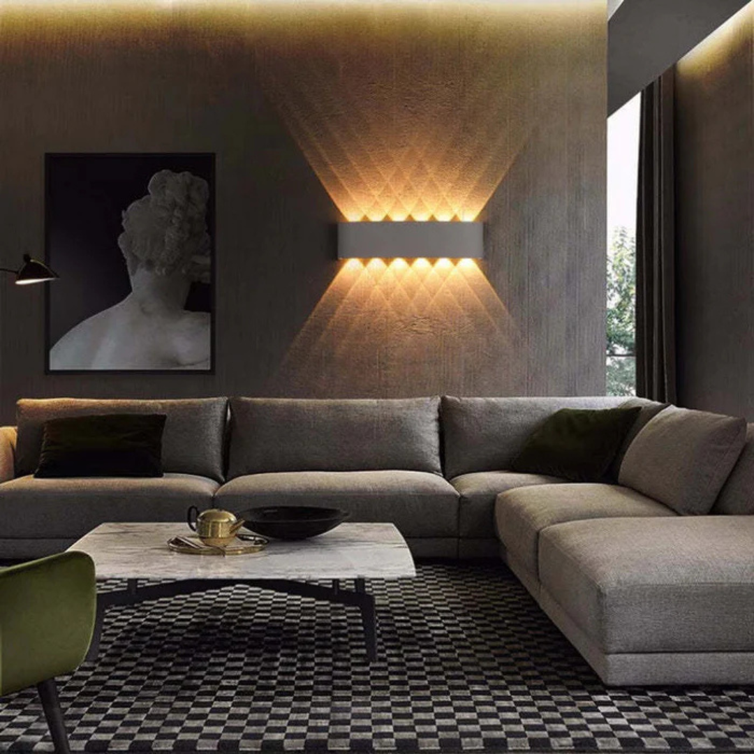 Versatile Waterproof LED Wall Lamp for Indoor and Outdoor Use – Energy Efficient Wall Lights and Stylish Wall Sconces