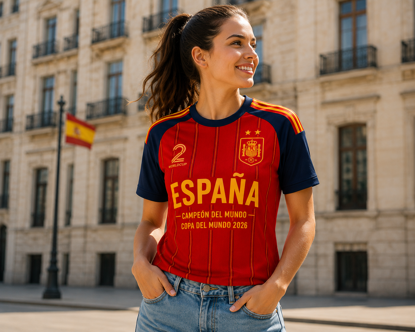 Spanje 2026 Wereldkampioenen Shirt