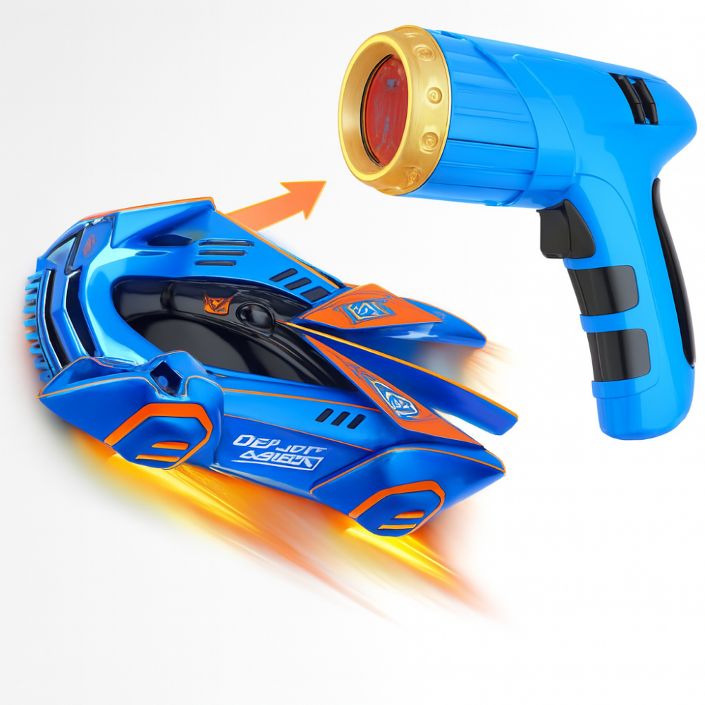 Wall Climbing RC Car Laser Remote Control LED Stunt Children Toy