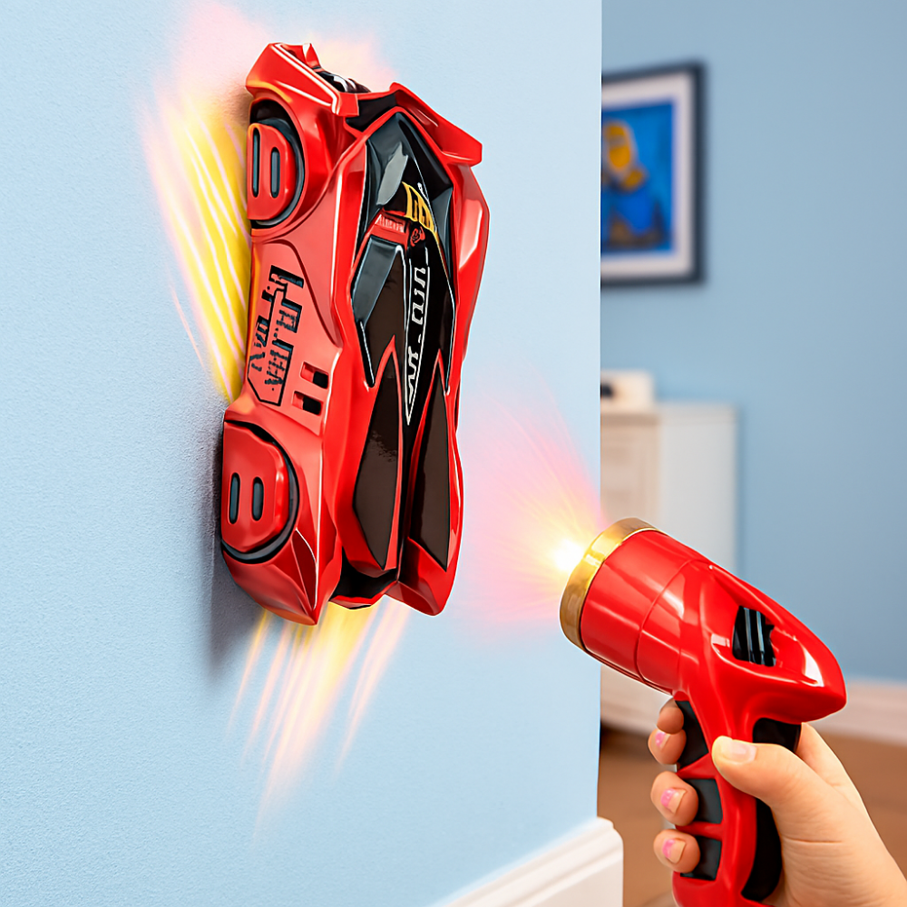 Wall Climbing RC Car Laser Remote Control LED Stunt Children Toy