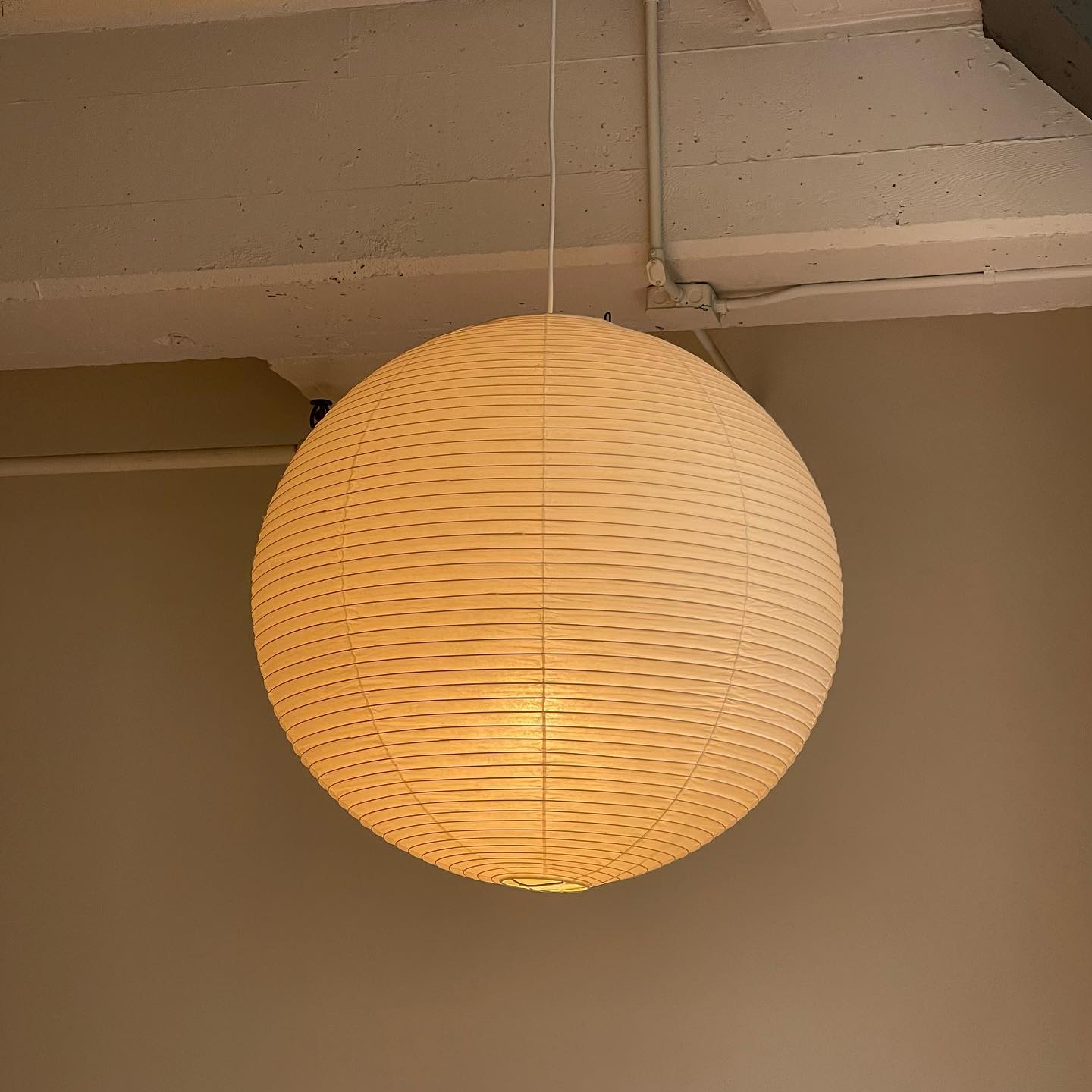 Japanese Washi Paper Globe Pendant Light 1-Light