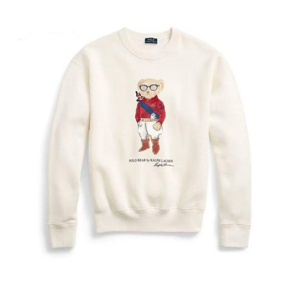 Women's Polo Ralph Lauren Jockey Polo Bear Fleece Sweatshirt