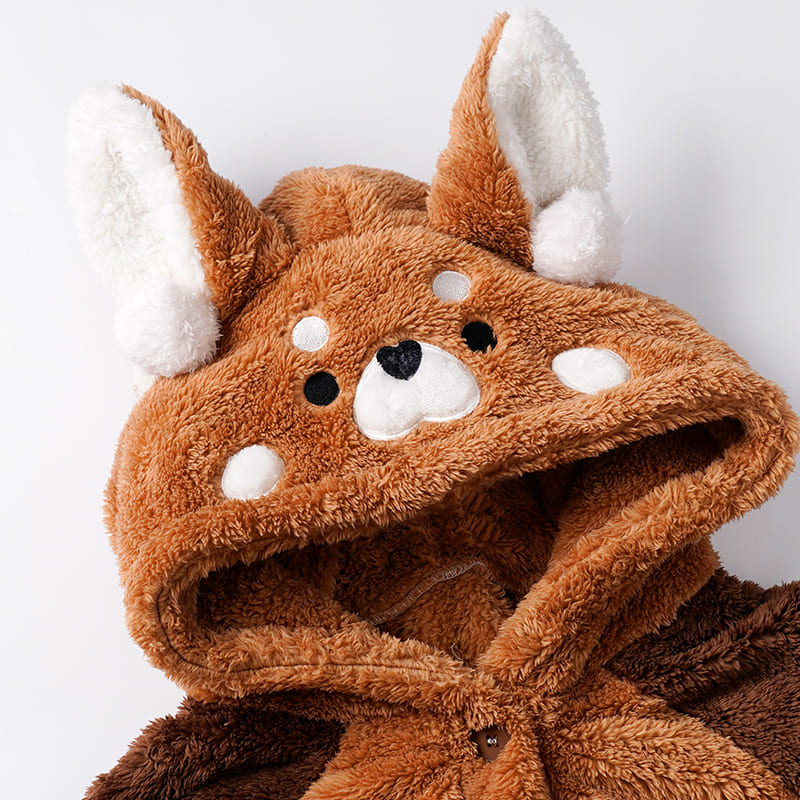 Cozy Cartoon Red Panda Pajama Set for Sleep and Comfort