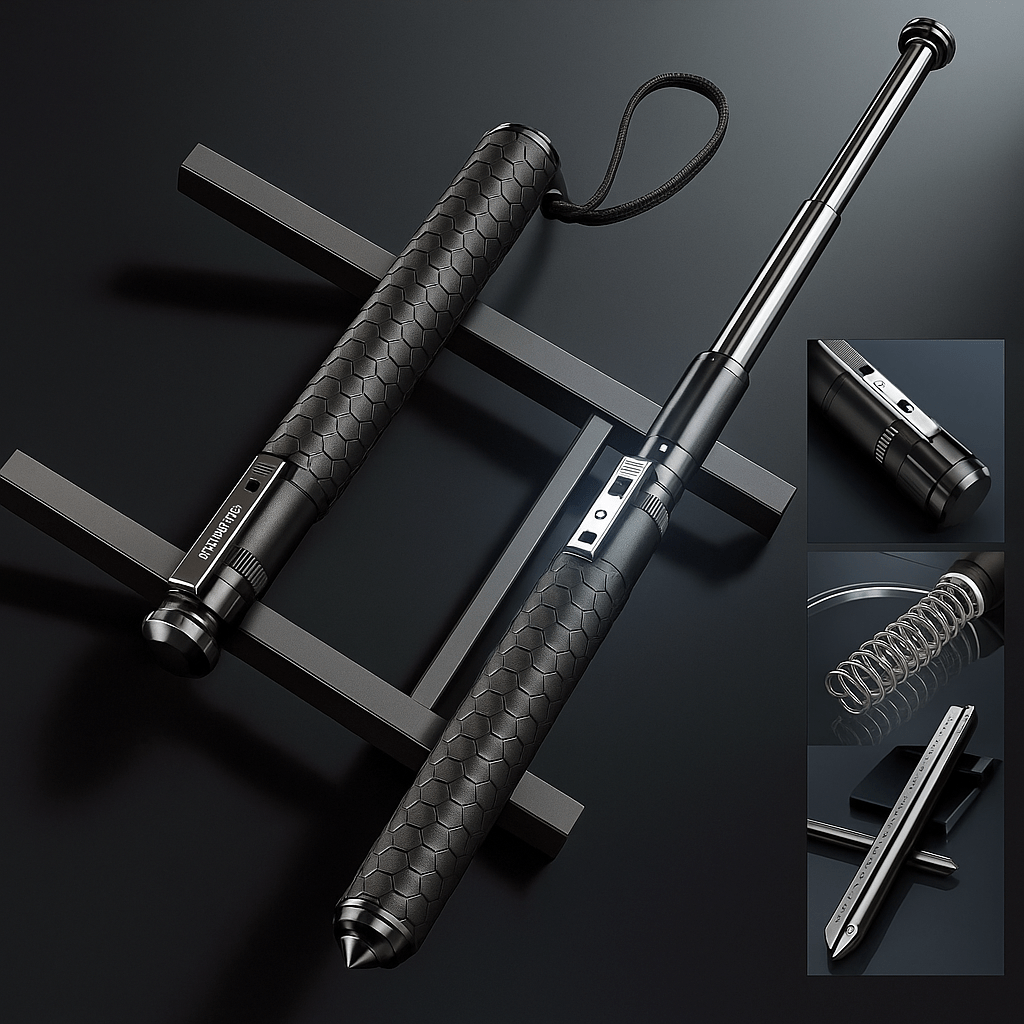 Puili | AllGuard Stick – Automatic Self-Defense Walking Stick with Stability Support