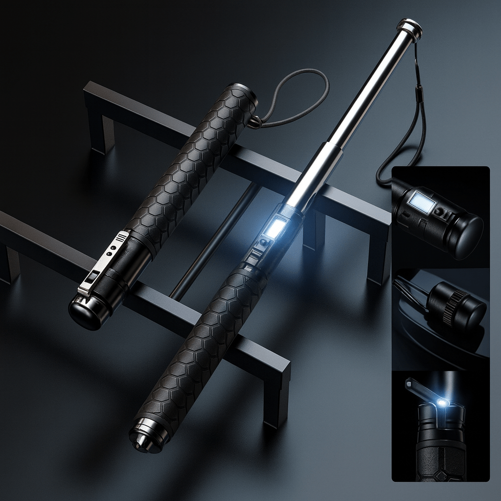 Puili | AllGuard Stick – Automatic Self-Defense Walking Stick with Stability Support