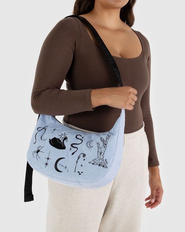 BAGGU Crescent Bag Medium Extended 47" Strap - Recycled