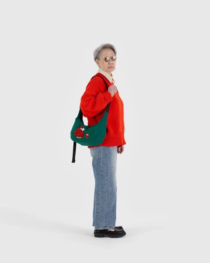 BAGGU Crescent Bag Medium Extended 47" Strap - Recycled