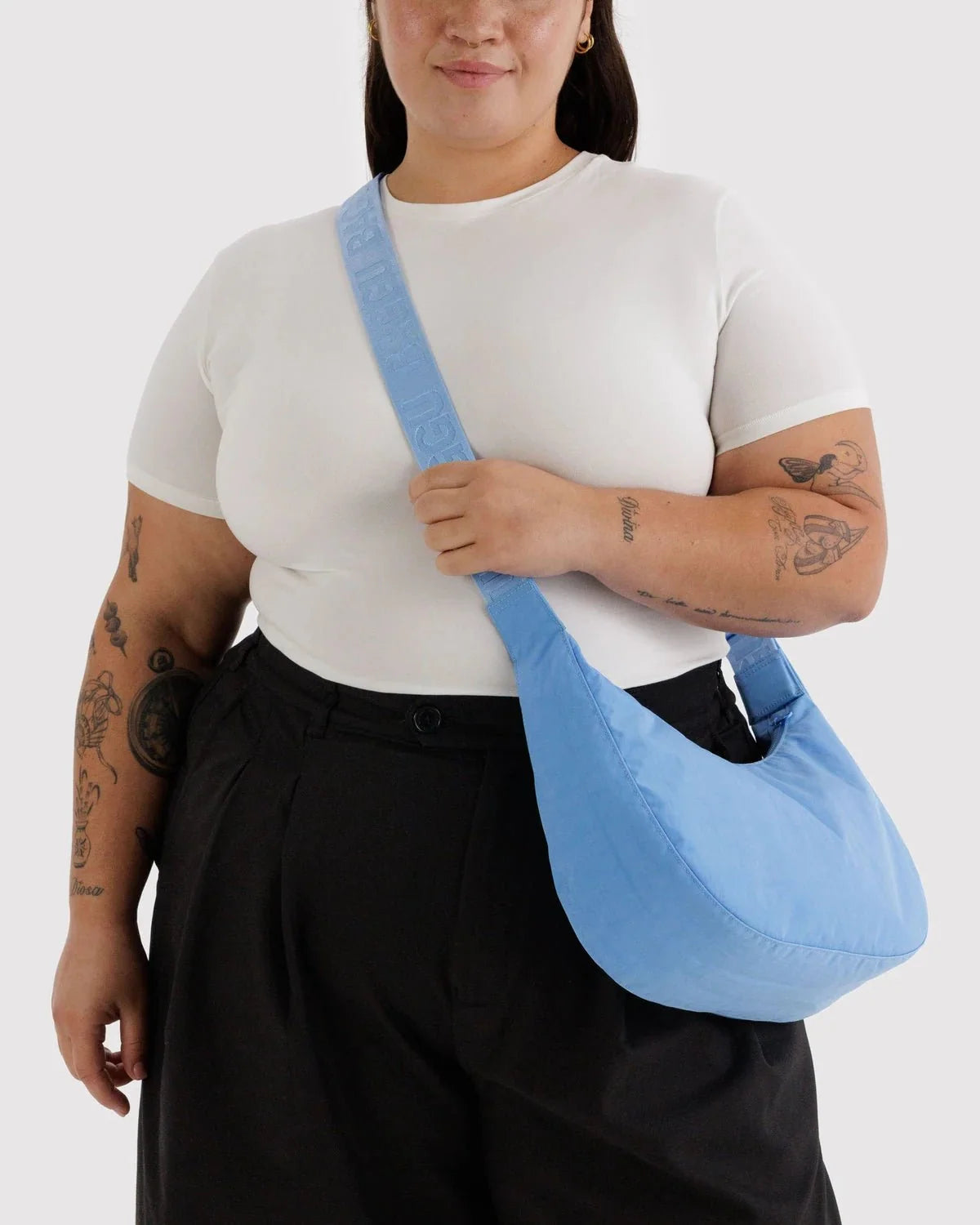 BAGGU Crescent Bag Medium Extended 47" Strap - Recycled