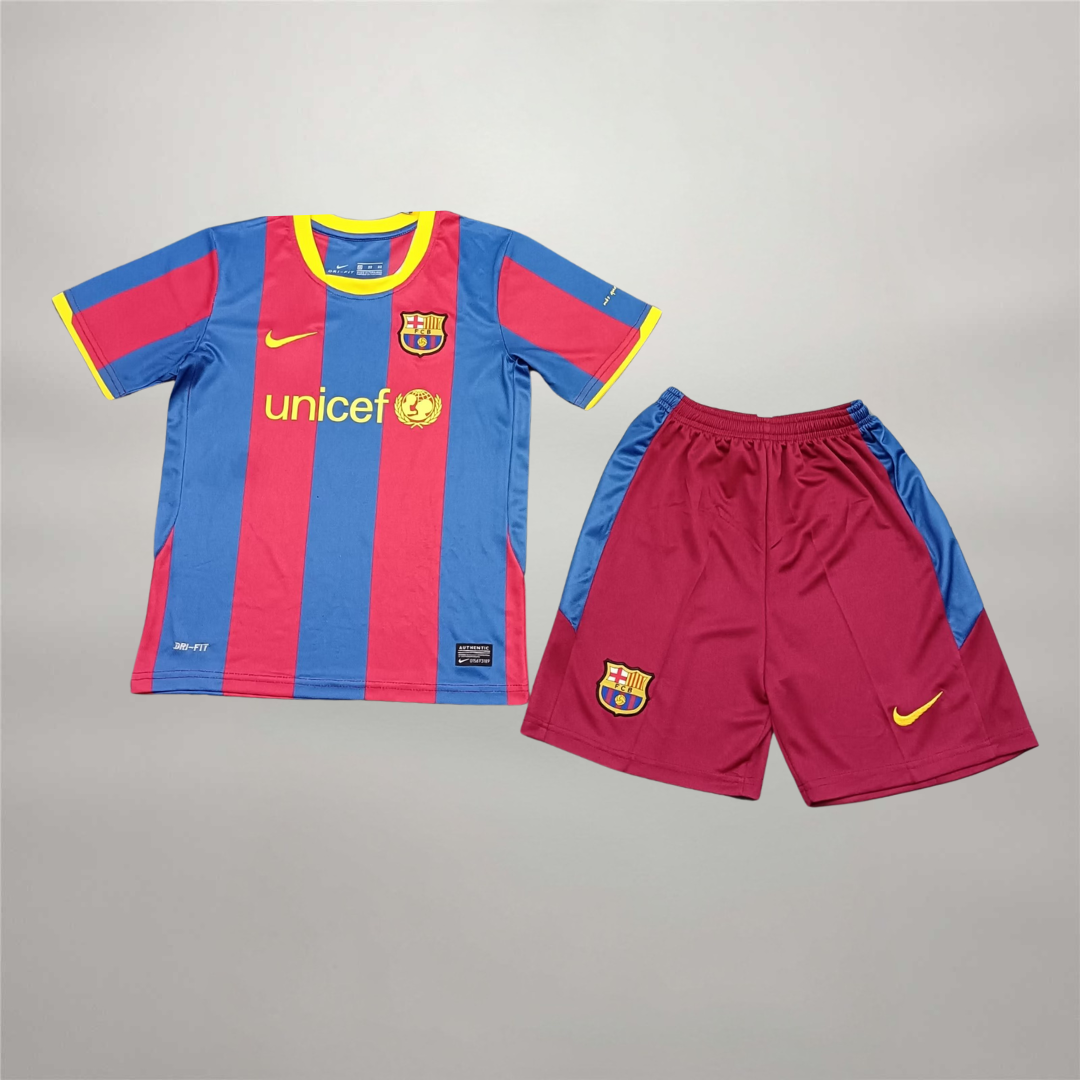 Barcelona Home Full Kit 2010/11 - Kids
