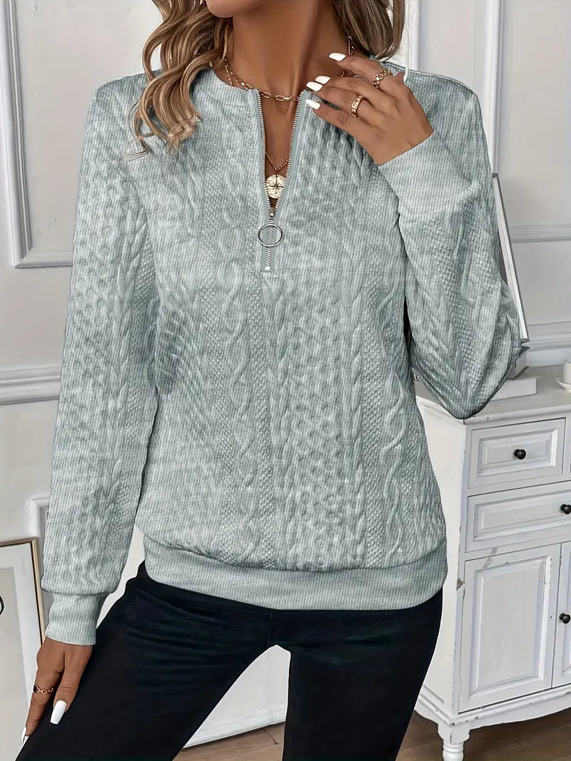 Puili | Zipper Sweater