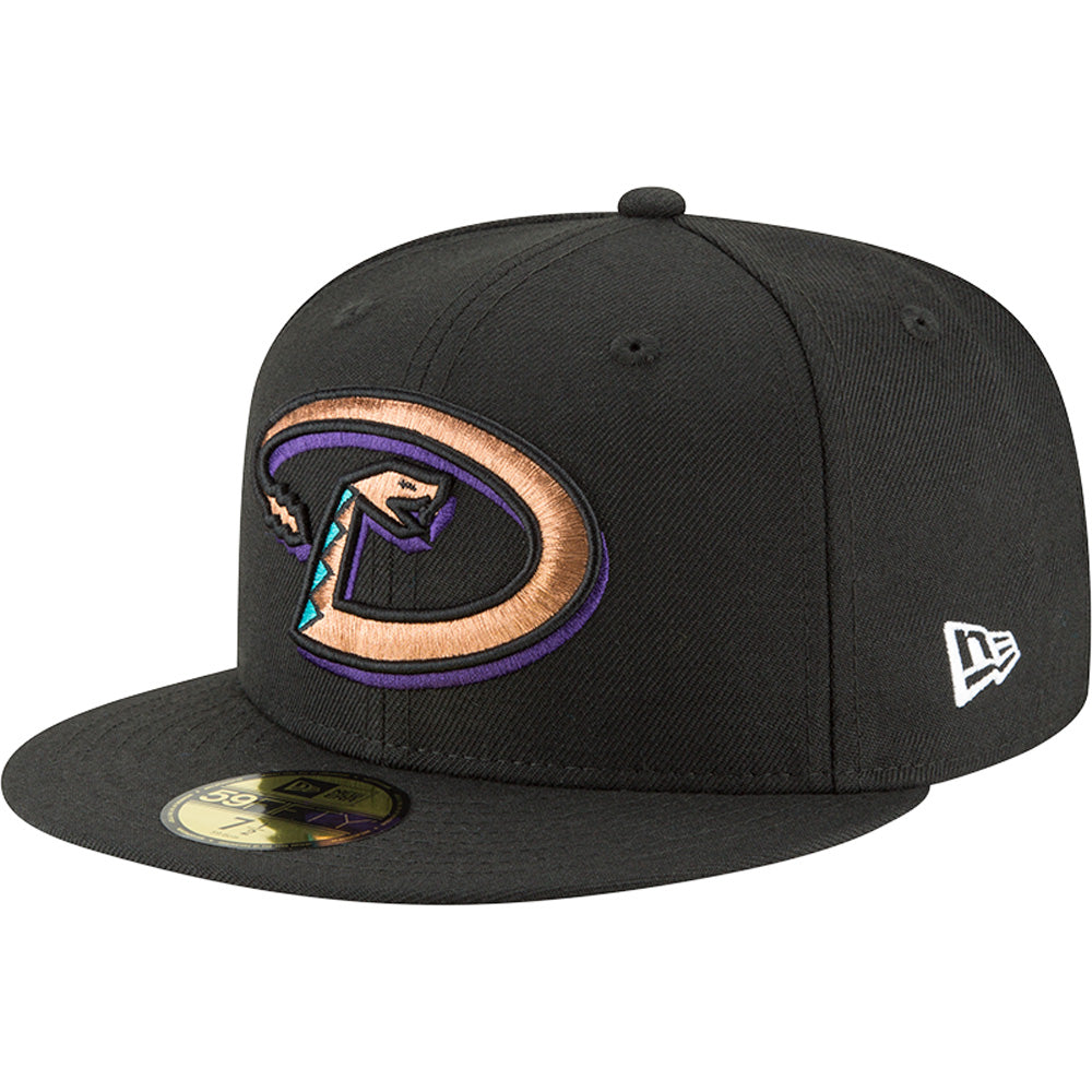 Cappello Fitted New Era Cooperstown 59FIFTY MLB Arizona Diamondbacks - Nero