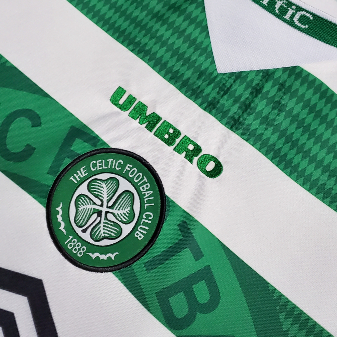 Celtic Home Jersey 1997/98 - NO NAME NO NUMBER - L