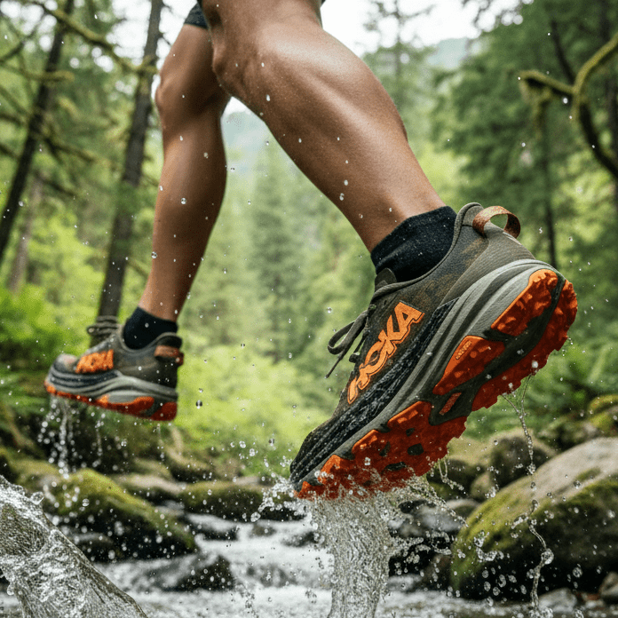 Hoka Speedgoat 6 Lightweight Cushioned Trail Running Shoes – High-Grip Outdoor Trainers