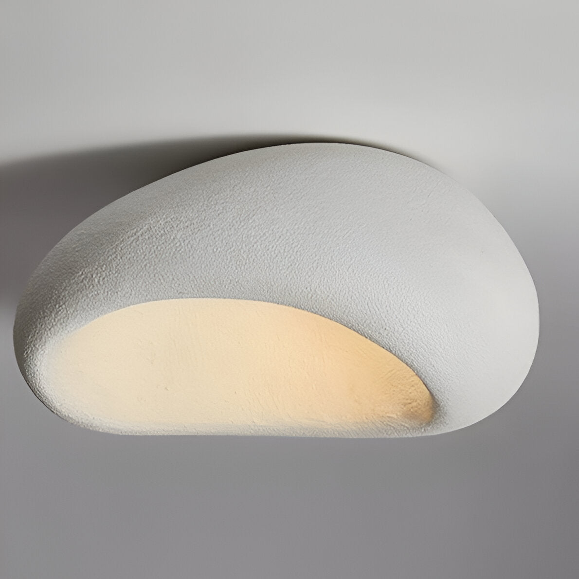 Nordic Wabi-Sabi Minimalist LED Stone Ceiling Light