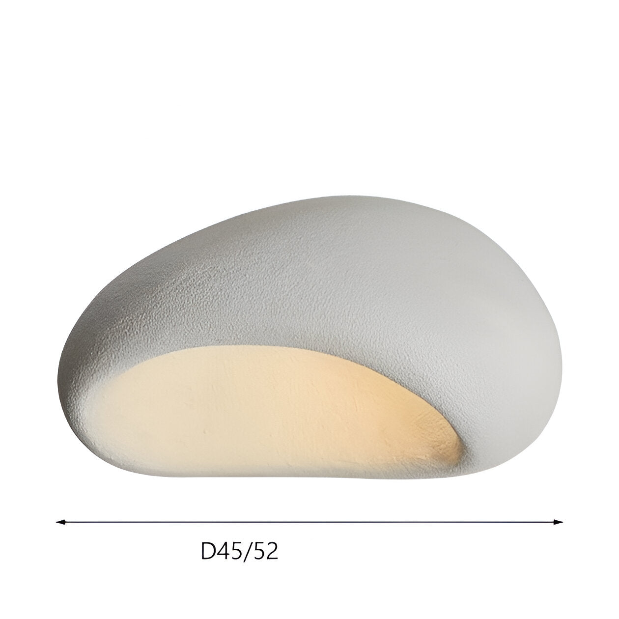 Nordic Wabi-Sabi Minimalist LED Stone Ceiling Light