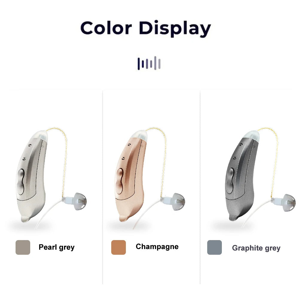 Auraluxe Invisible BTE Hearing Aids With App Control