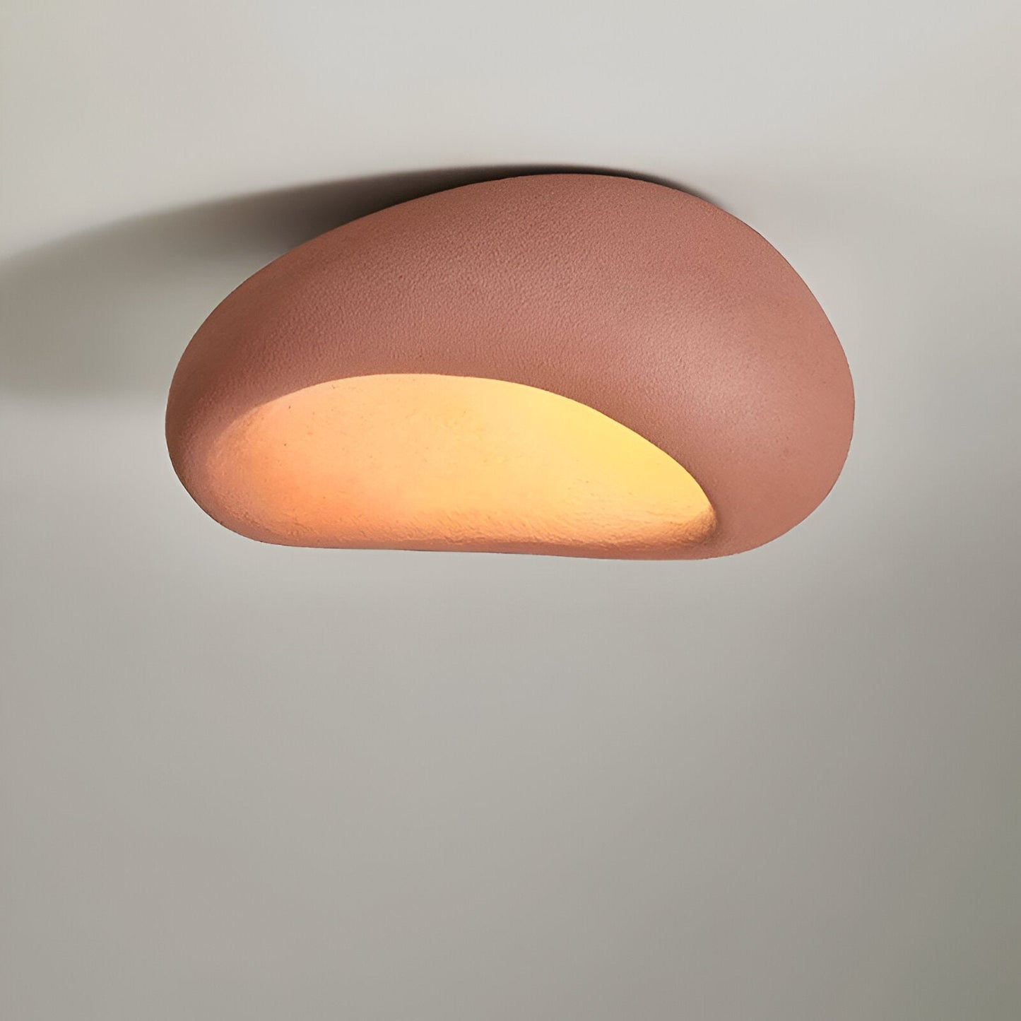 Nordic Wabi-Sabi Minimalist LED Stone Ceiling Light